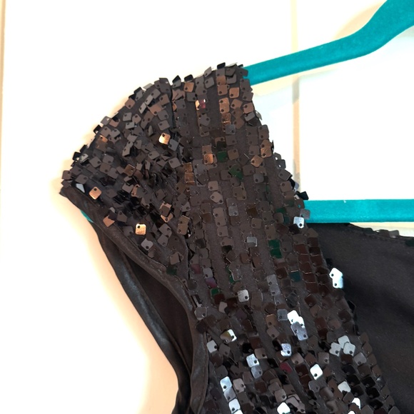 Arden B black sequin mini dress size 6 - Picture 2 of 6